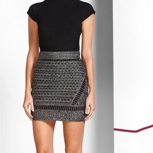 Maje Jazzon Creme skirt